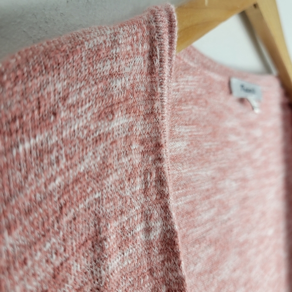 Madewell Summer Ryder Space Dye Heathered Open Front Long Sleeve Knit Cardigan - Picture 8 of 12